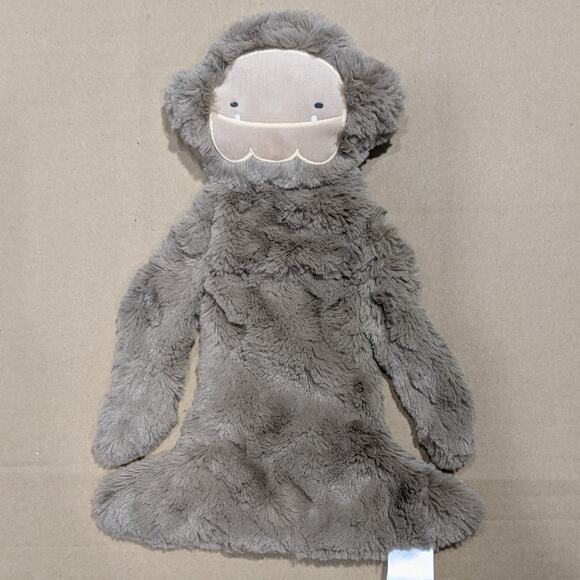 Slumberkins Bigfoot Yeti Snuggler Plush Brown Lovey Blanket Soft 14” - Picture 1 of 11